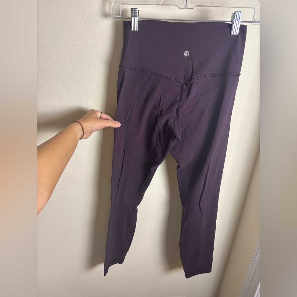 Lululemon align leggings - eggplant color - size 6